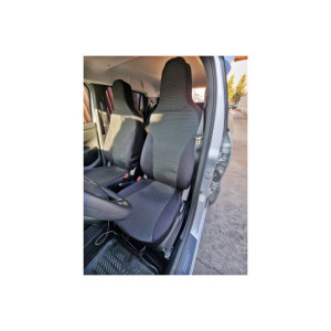 Huse auto material textil compatibile Dacia Spring 2021->