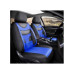 Huse Auto Universale 11 Piese fractionate Negru cu Albastru Compatibile Scaune Fata si Spate 