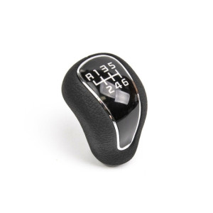 Maner schimbator auto din plastic compatibil Hyundai IX25 cu 2 adaptoare pentru 5 si 6 viteze 
