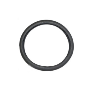 Husa volan imitatie piele marime M diametru 37-38 cm negru 