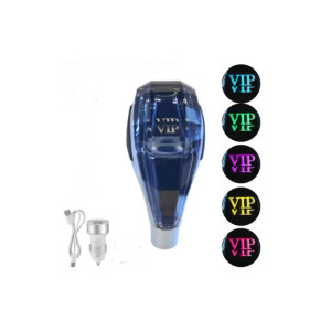 Ornament schimbator viteza cristal design universal cu LED si baterie reincarcabila 