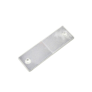 Dreptunghi reflector alb 5x15cm auto universal 
