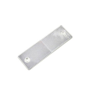 Dreptunghi reflector alb 5x15cm auto universal 