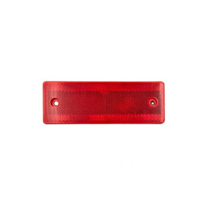 Dreptunghi reflectorizant rosu 5x15cm auto universal 