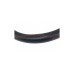 Husa volan din imitatie piele marime M culoare negru cusatura rosie 