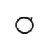 Husa volan din piele fara gaurele marimea M culoare Negru cusatura Rosie Husa volan din piele fara gaurele marimea M culoare Negru cusatura Rosie