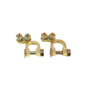 Set 2 borne baterie bronz Matiz 