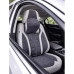 Huse scaune auto universale fractionate Premium 9D fata si spate gri gri antracit 