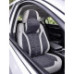 Huse scaune auto universale fractionate 9D Premium fata si spate albastru gri antracit Huse scaune auto universale fractionate 9D Premium fata si spate albastru gri antracit