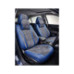 Huse scaune auto universale fractionate 9D Premium fata si spate albastru gri antracit Huse scaune auto universale fractionate 9D Premium fata si spate albastru gri antracit