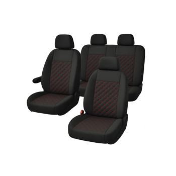 Huse scaune auto universale 9 piese fractionate bancheta spate 