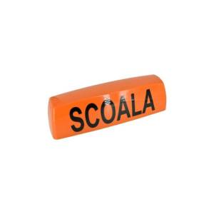 Caseta luminoasa auto tip scoala de soferi cu alimentare 12V si becuri incluse