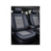 Huse scaune auto universale premium cu bancheta spate fractionata negru 