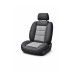 Huse scaune auto universale premium fata si spate cu bancheta spate fractionata negru gri 