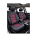 Huse scaune auto universale premium fata si spate cu bancheta spate fractionata negru rosu Huse scaune auto universale premium fata si spate cu bancheta spate fractionata negru rosu