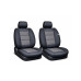 Huse scaune auto universale premium cu bancheta spate fractionata negru Huse scaune auto universale premium cu bancheta spate fractionata negru