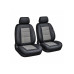 Huse scaune auto universale premium cu bancheta spate fractionata negru gri Huse scaune auto universale premium cu bancheta spate fractionata negru gri