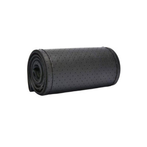Husa volan premium piele naturala bovina cu ac si ata marime M 