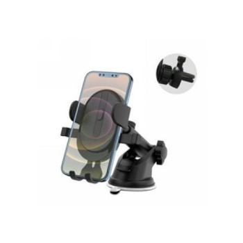 Suport telefon premium auto 2 in 1 prindere ventuza si grila Suport telefon premium auto 2 in 1 prindere ventuza si grila
