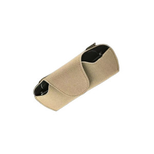 Suport ochelari premium prindere cleme parasolar bej 