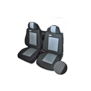 Huse scaun CAMION Mercedes Benz din doua piese Negru- Gri FLEX