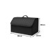 Organizator portbagaj auto Premium din piele ecologica negru cu cusatura neagra 55x30x30 cm Organizator portbagaj auto Premium din piele ecologica negru cu cusatura neagra 55x30x30 cm