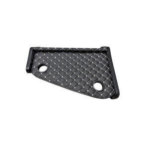 Masa de bord cu 2 suporti pentru pahare ,piele ecologica culoare Negru cusatura Gri compatibila Iveco 2001-2006