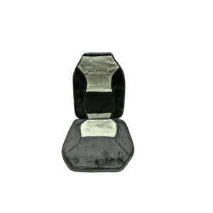 Set huse scaune pufoase fata culori disponibile Negru+Gri - Negru+Albastru