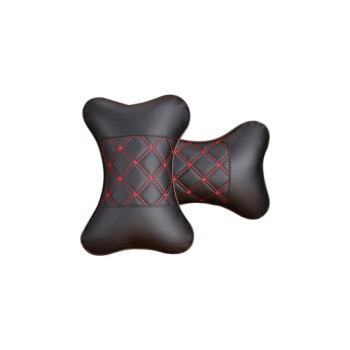 Set 2 perne tetiere universale sustinere gat auto culoare Negru cusaturi diverse Set 2 perne tetiere universale sustinere gat auto culoare Negru cusaturi diverse