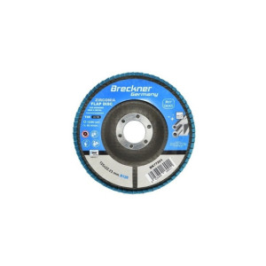 Disc lamelar abraziv cu zirconiu pentru taiat si polizat metal, inox P120, 125mm