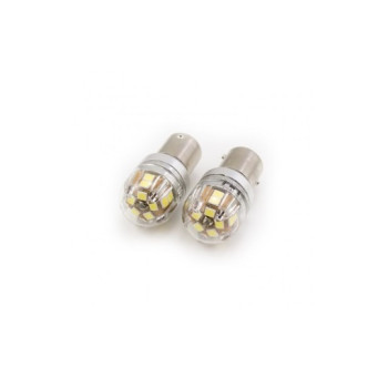 Bec 2 faze  BAY15D T.V. P21/5W  15SMD 2835   12V CANBUS  nonpolar 320 lumen  Lumina alba 