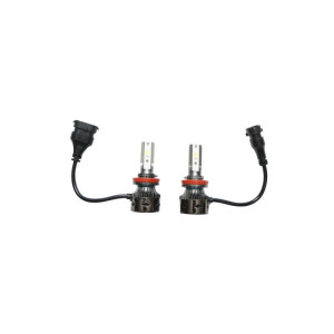 Set 2 becuri auto LED H11, 27W, 12V lumina alb rece