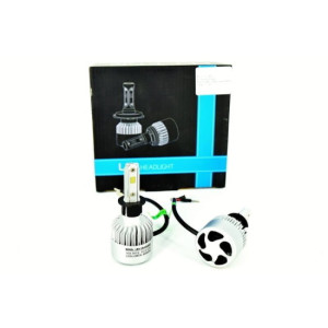 Set Bec H3 cu LED S2 chip led Korea Putere: 40W - 4800 lumen 6000k Voltaj: 12-24V
