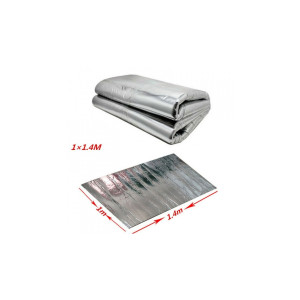 Insonorizant aluminiu cu adeziv grosime 6mm, 1,4mx1m   