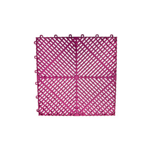 Pardoseala modulara ventilata PP 40x40x1.8cm garaj trafic intens Magenta 