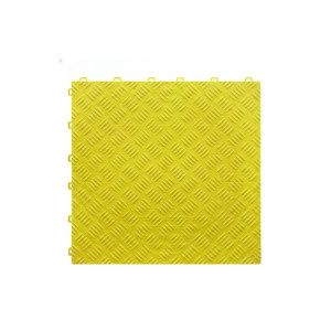 Pardoseala modulara plina PP 40x40x1.8cm garaj trafic intens Galben 