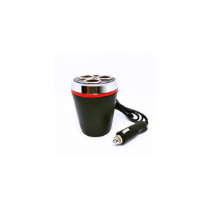 Prelungitor bricheta 3x1 si USB 3100 mA,120W, 12v / 24v, Negru