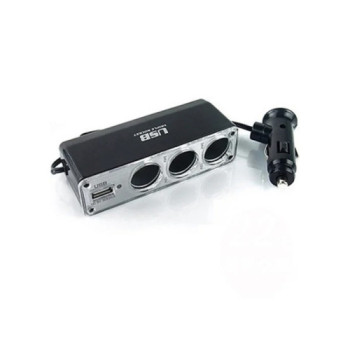 Prelungitor bricheta 3 cai cu fir si USB WF-0120 / WF-0096