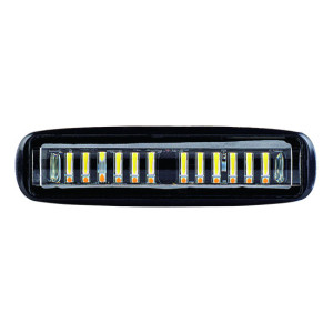 Proiector LED GD62424NLF 24W 30? 12-24V lumina alba + portocalie si functie stroboscopica