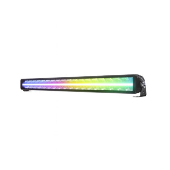 Proiector LED bar profesional cu pozitie DRL lumina alba si RGB magic color 480W