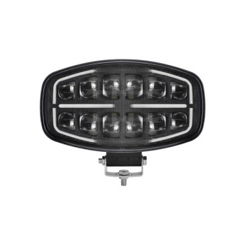 Proiector LED auto 2 faze cu DRL alb si portocaliu 12V 24V 75W omologare E9 Proiector LED auto 2 faze cu DRL alb si portocaliu 12V 24V 75W omologare E9