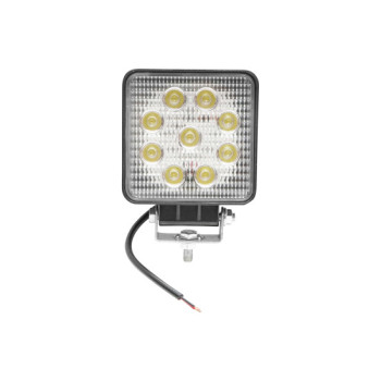 Proiector 9 LED-uri 10-60V 27W unghi de radiere 60 patrat Proiector 9 LED-uri 10-60V 27W unghi de radiere 60 patrat