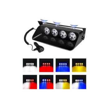 Lampa LED parbriz stoboscopica profesionala culori diferite 12V Lampa LED parbriz stoboscopica profesionala culori diferite 12V