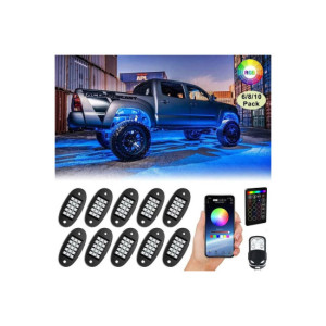 Kit Lumini submasina RGB ROCK LIGHT 12 module