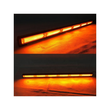 Proiector stroboscopic LED COB 5 module 12 24V lumina galbena Proiector stroboscopic LED COB 5 module 12 24V lumina galbena