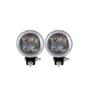 Proiector LED 12W Spot 4D cu angel eyes 12/24V