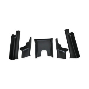 Set protectie praguri interior auto si tunel median compatibil Dacia Duster I 2010-2018