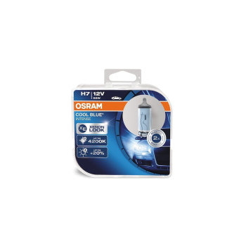 Set 2 becuri halogen H7 Osram Cool Blue Intense 12V, 55W,