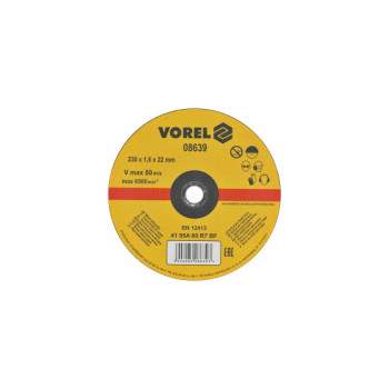 Disc debitat metale 230X1,6X22mm VOREL