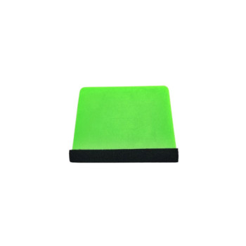 Racleta plastic verde cu insertie material textil pentru montaj folie auto si geamuri Racleta plastic verde cu insertie material textil pentru montaj folie auto si geamuri